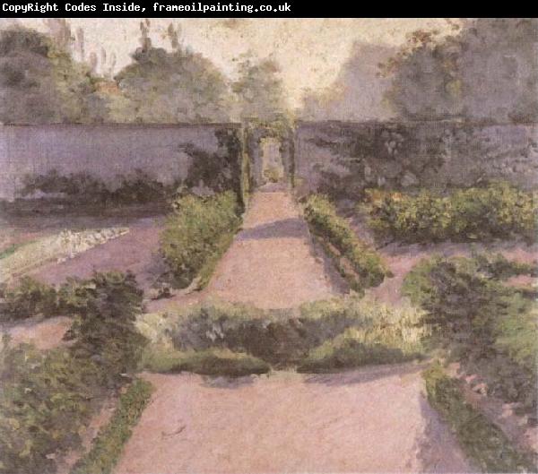 Gustave Caillebotte Kitchen Garden at Yerres